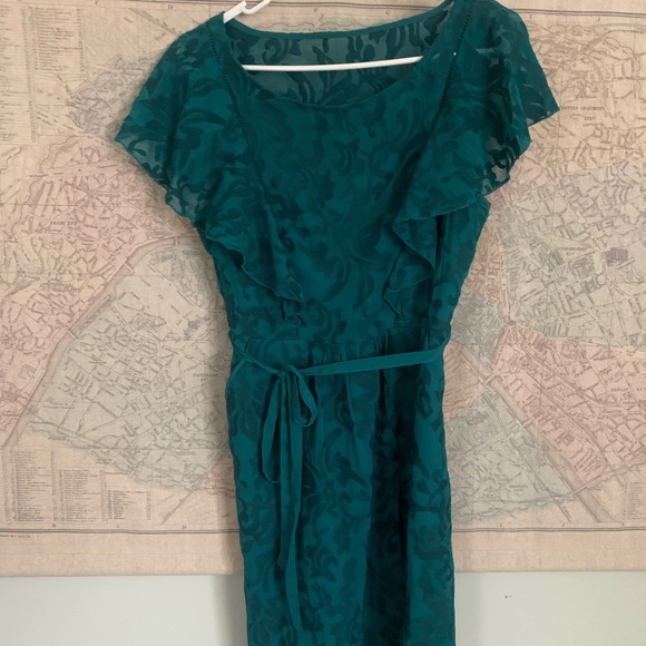 Moulinette Soeurs Anthropologie flutter sleeve dress - Picture 2 of 5